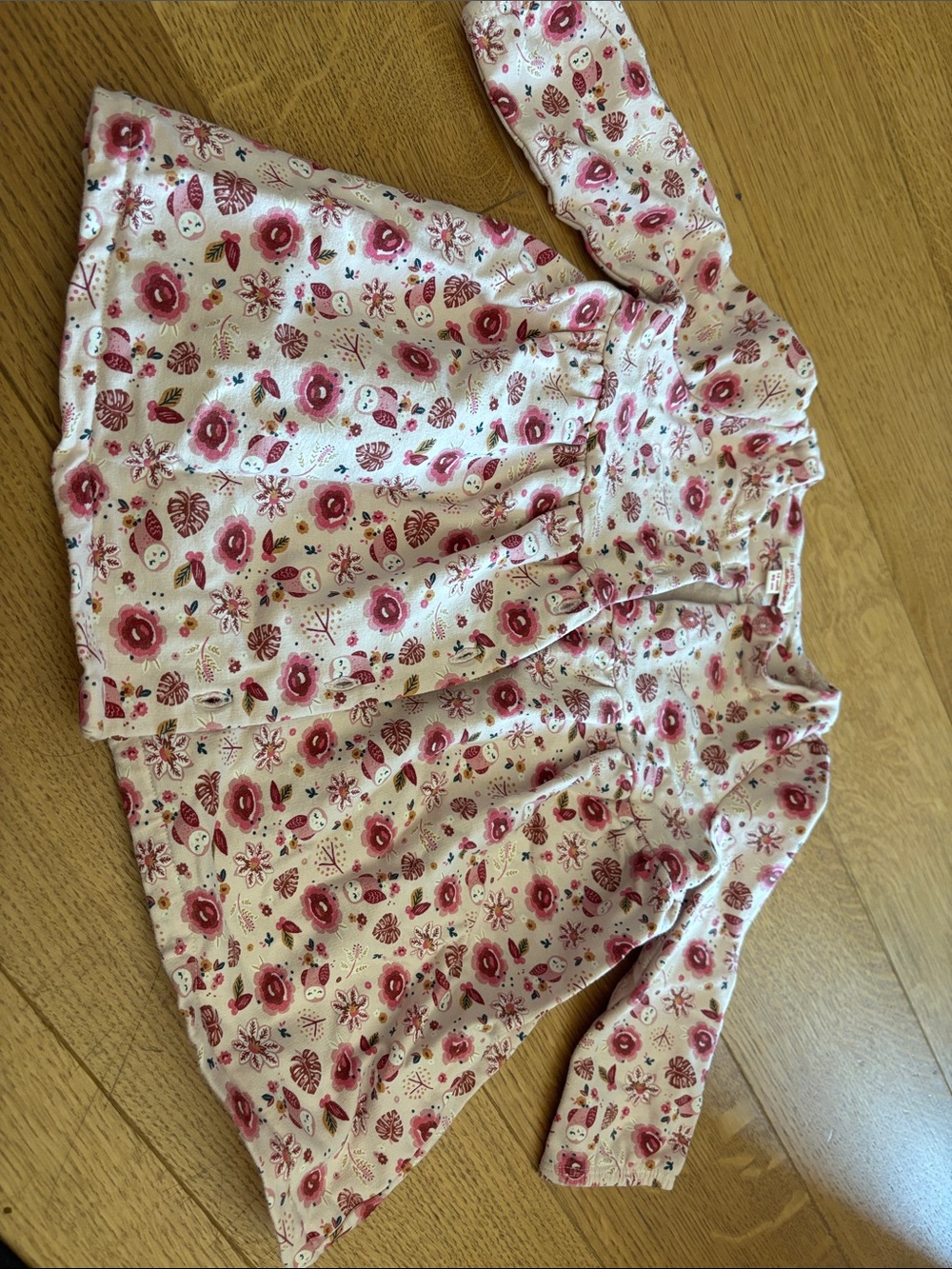 Du Pareil au meme- Floral Long-Sleeve Tunic for toddlers